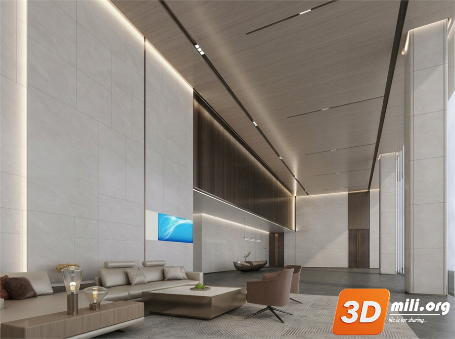 Lobby front desk Skp Files 